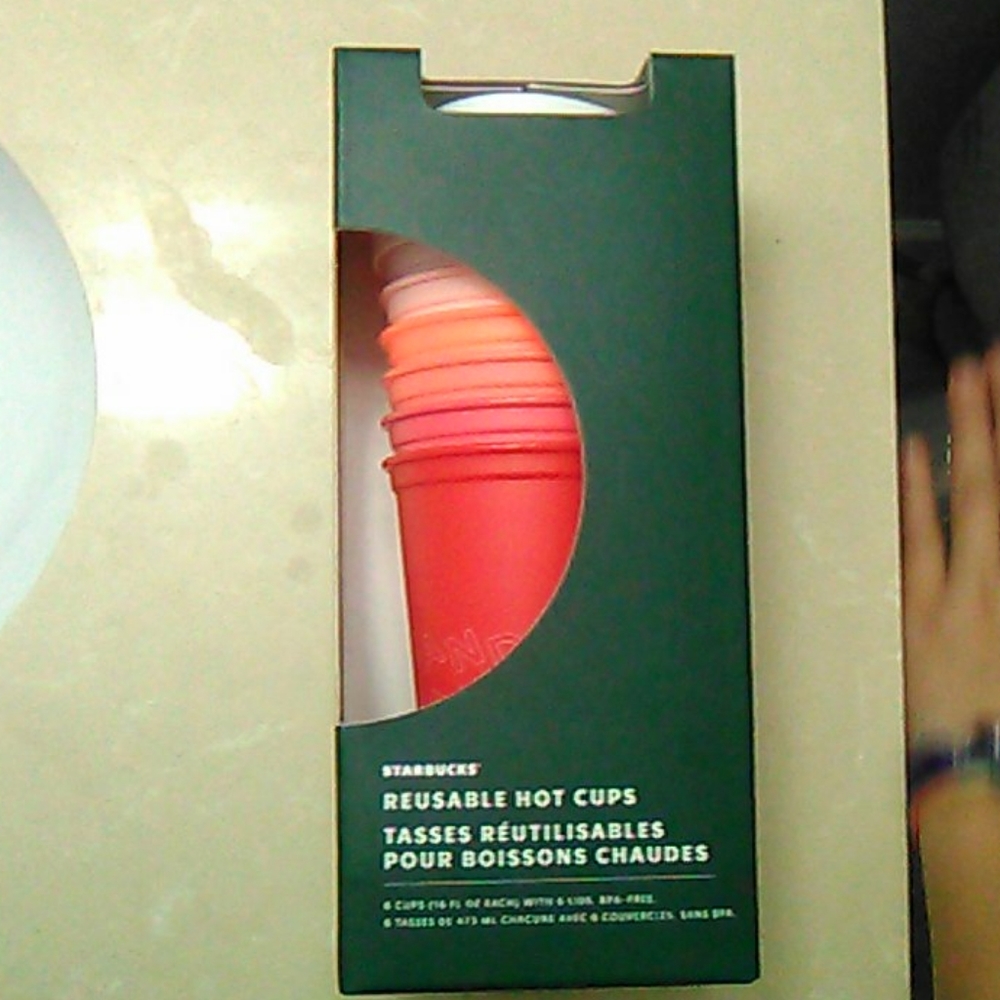 Starbucks reusable hot cups